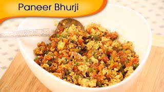 Paneer Bhurji  Scrambled Cottage Cheese  Ruchi Bharani [upl. by Arimihc]