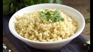 How to Cook Bulgur Wheat  Oven Baked Bulgur Recipe [upl. by Tersina]