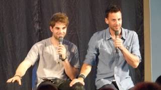 Nathaniel Buzolic amp Craig Parker  VampiCon 2013  Budapest Hungary 1 [upl. by Noterb]