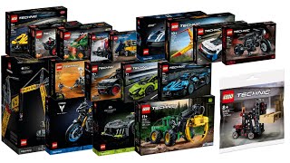 All LEGO Technic Sets 2023 CompilationCollection Speed Build [upl. by Mather]