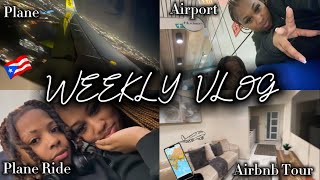 Vlog Our First BAECATION 🏝️ QampA  and Airbnb Tour  Pt 1 [upl. by Appel]