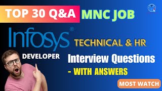 Top🔥 30 Infosys Interview Questions and Answers for MNC Job 2024 [upl. by Uhn586]