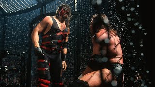 Chaos ensues in the firstever Elimination Chamber Match Survivor Series 2002 [upl. by Eirelav]