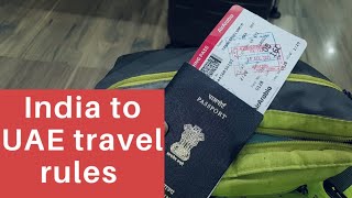 India to UAE travel updates Tamil  India to UAE flight travel rules [upl. by Andrews]