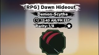 Hidans Scythe Demon Scythe LOCATION in Shindo Life Roblox [upl. by Ailgna]