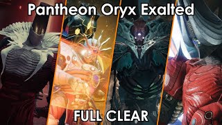 The Pantheon Oryx Exalted Full Clear  Destiny 2 [upl. by Anehta438]