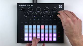 Novation Circuit Track  TechnoHouse Jam No Talking [upl. by Namra150]