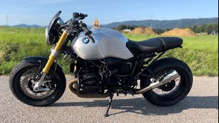 BMW RnineT HP Corse 2018 Euro 4 Scrambler R Nine T exhaust sound [upl. by Ilaw]