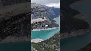 Pulpit Rock Norway’s Most Epic Cliff 2024 10 03 reels facts mystery touristattraction shorts [upl. by Idnar759]