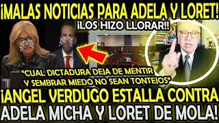 ESTALL4 ANGEL VERDUGO CONTR4 ADELA MICHA Y LORET quotCUAL DICTADURA YA CALLATE LA BOCA IGNORANTEquot [upl. by Sapienza]