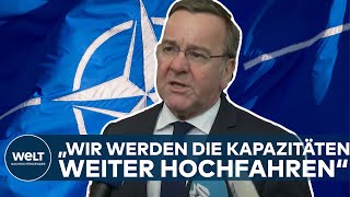 BRÜSSEL NATOGipfel Verteidigungsminister beraten über Schwedens Mitgliedschaft und UkraineHilfe [upl. by Moyer]