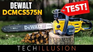 🔥EXTREMETEST The POWERFULL DeWalt Cordless Chainsaw DCMCS575😱 54V60V Chainsaw DCMCS575 in Test [upl. by Elaval909]