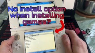 How to fix games not showing up in FBI on modded 3ds [upl. by Lose548]