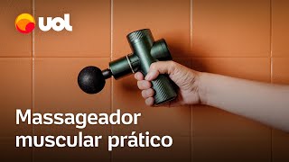 Pistola massageadora Multilaser ajuda a aliviar a tensão muscular Confira o teste [upl. by Claudy34]