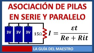 Pilas asociadas en paralelo y en serie [upl. by Attelrac674]