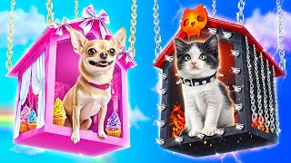 Good Dog vs Bad Cat How to Make Pet Houses [upl. by Ardnaiek]