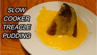 Treacle Pudding Slow Cooker Recipe [upl. by Lleval]