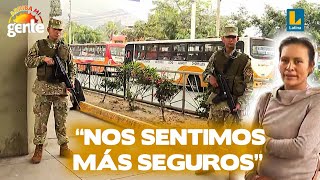 Ejército del Perú sale a las calles de San Juan de Lurigancho l Arriba Mi Gente [upl. by Collete]