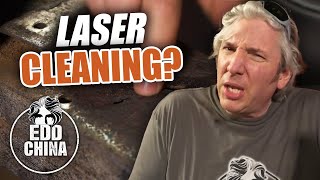 Will Using A Laser Help Clean This Range Rover Chassis  Workshop Diaries  Edd China [upl. by Gem]