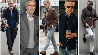 Older Men Fashion 2024  Older Men Outfit Ideas  Best Older Man Outfits  Just Mens Fashion 2024 [upl. by Alexandro]