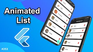 Flutter Tutorial  Animated List amp Todo List  Insert amp Remove Items [upl. by Suillenroc]