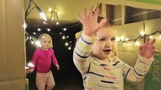 MYSTERY BOX FORT MANSION Tour with Adley and Parker 📦 [upl. by Krisha]