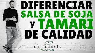 Diferenciar salsa de soja y tamari [upl. by Ahseiym]