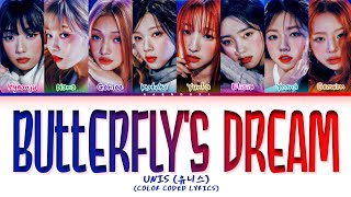 UNIS butterflys Dream Lyrics Color Coded Lyrics [upl. by Norud]