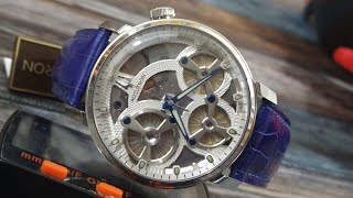 Accutron 26A209 Electrostatic Spaceview Evolution Blue [upl. by Dnaltroc38]