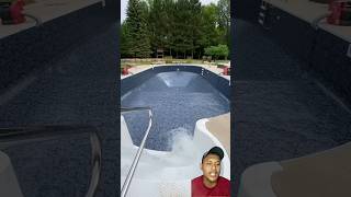 KOLAM BERENANG KERING pool swimminghack satisfying pooling automobile poolcleaner water [upl. by Romeo476]