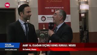 Yolun Gündemi  Söz Canlarda  AABF 16 Olağan Genel Kurulu  Neuss  19102024  Yol TV [upl. by Hackett]