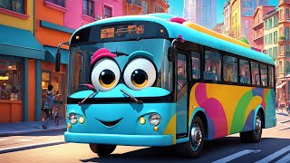 Wheels on the Bus  Nursery Rhymes for Kids  Fun amp Interactive Song [upl. by Lapides]