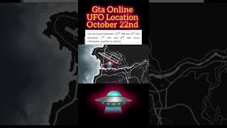 Gta Online UFO Location 🛸 October 22nd gta gtaonline gtaupdate gtaufo [upl. by Theadora]