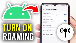 How To Turn On Data Roaming On Android  Full Guide [upl. by Zelle662]