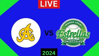 Aguilas cibaenas vs Estrellas orientales Baseball scrose l Dominican professional Baseball league [upl. by Edras]