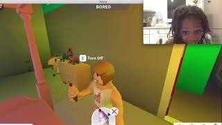 Molly from Toy Heroes sneaks out of her bedroom in Bloxburg to get ice cream without being caught [upl. by Arundel]