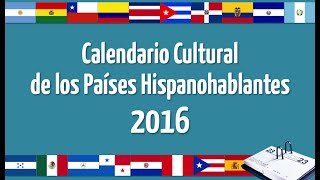 2016 Cultural Calendar for Spanish Teachers [upl. by Aynos]