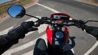 What is the Honda XR125L top speed Filmed using a GoPro Hero 8 with a chin mount POV [upl. by Watson]