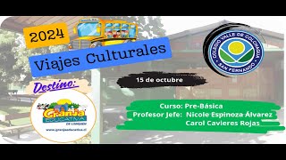 Viaje Cultural Pre Básica [upl. by Haldi326]