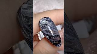 Easy to do glitter stone marble nail art diynaildesignsmarblenails [upl. by Saville]