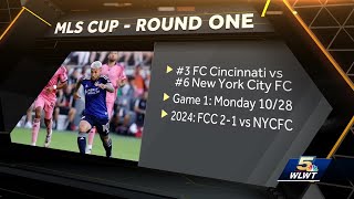 Schedule set for FC Cincinnatis firstround series against New York City FC [upl. by Shumway]