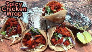 Butter Chicken Paratha Roll  Spicy Chicken Wrap  Best Ramadan Special Recipe [upl. by Frantz]