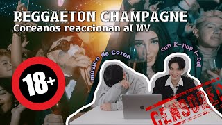 Reacción épica de músicos coreanos al reggaetón champagne🇰🇷🍾🎵🔞 [upl. by Annawt901]