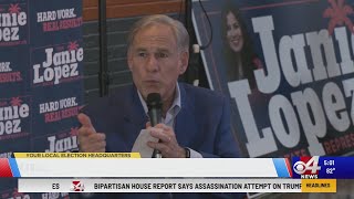 Gov Abbott visits Harlingen for campaign trail [upl. by Egief]