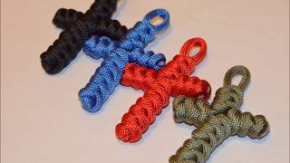 Paracord Kreuz  Tutorial deutsch [upl. by Ermin154]