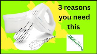 3 Things you need to know about the Hamilton Beach 6Speed Electric Hand Mixer with Whisk [upl. by Salokin289]