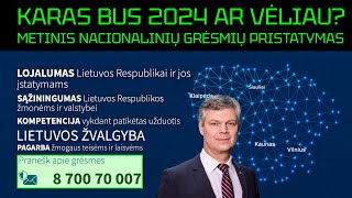 Turėtume sužinoti profesionalų nuomonę – karas bus 2024 ar vėliau [upl. by Notsecnirp]