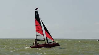 kanukasselTV WINDSURFEN amp Katsegeln in MAKKUM am Ijsselmeer 2023 Clip 10  Der WIND verbindet uns [upl. by Ikcim38]