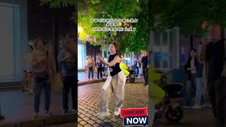 beautiful girl dance 🥰 beautiful street dance [upl. by Etnoed]