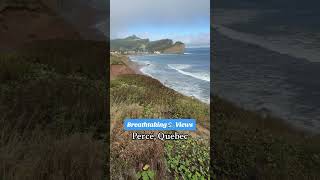 Breathtaking views in Percé Quebec on a road trip of Gaspe Peninsula in the Canadian Maritimes [upl. by Eiclek]